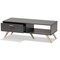 Baxton Studio Kelson Modern and Contemporary Dark Grey and Gold Finished Wood Coffee Table 189-12086-ZORO - alternate 5
